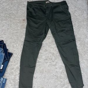 Rewind green skinny jeans